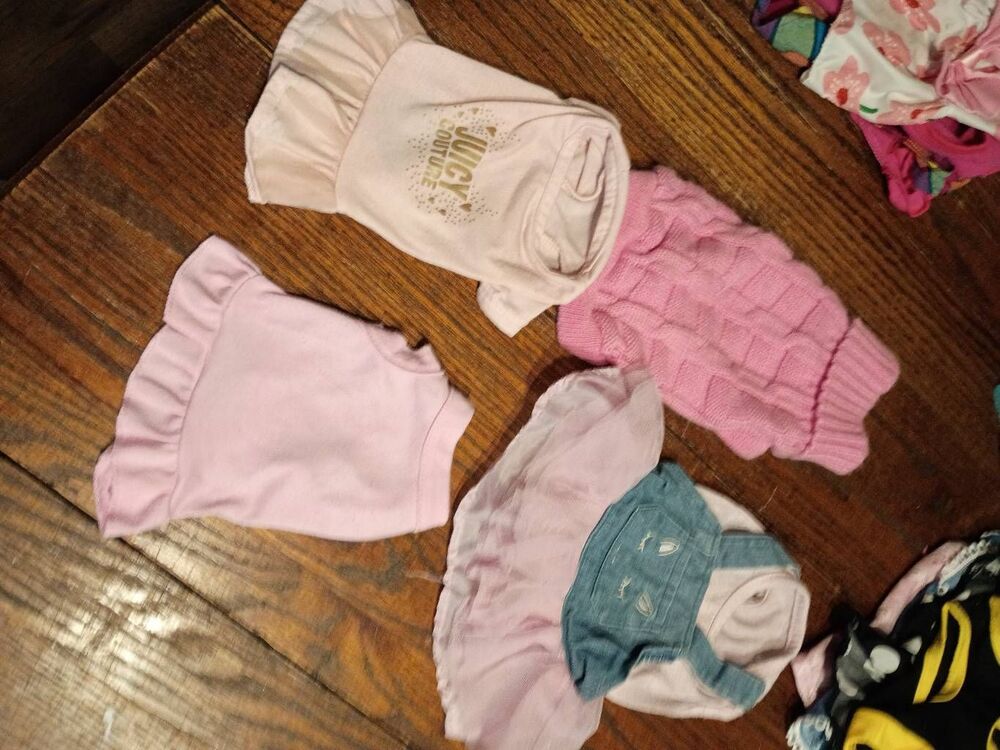 Lot XS Dog Puppy Canine Clothing Shirt Dress Knit Sweater 3-4lb